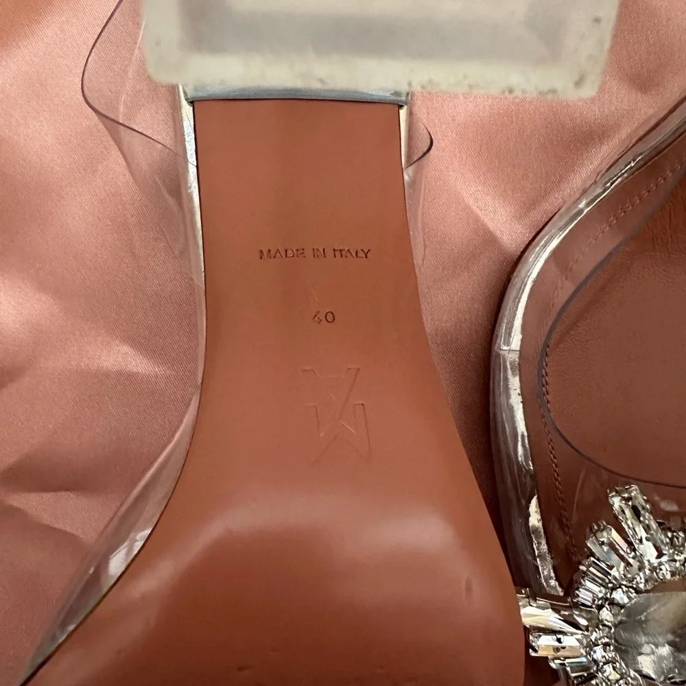 SOLD! AMINA MUADDI BEGUM PVC SLINGBACK - Picture 6 of 9